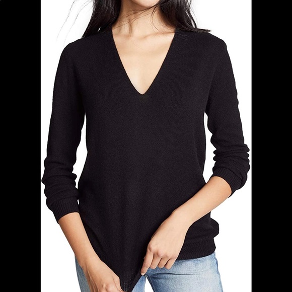 Theory Burgundy Wool Sweater - Picture 1 of 4